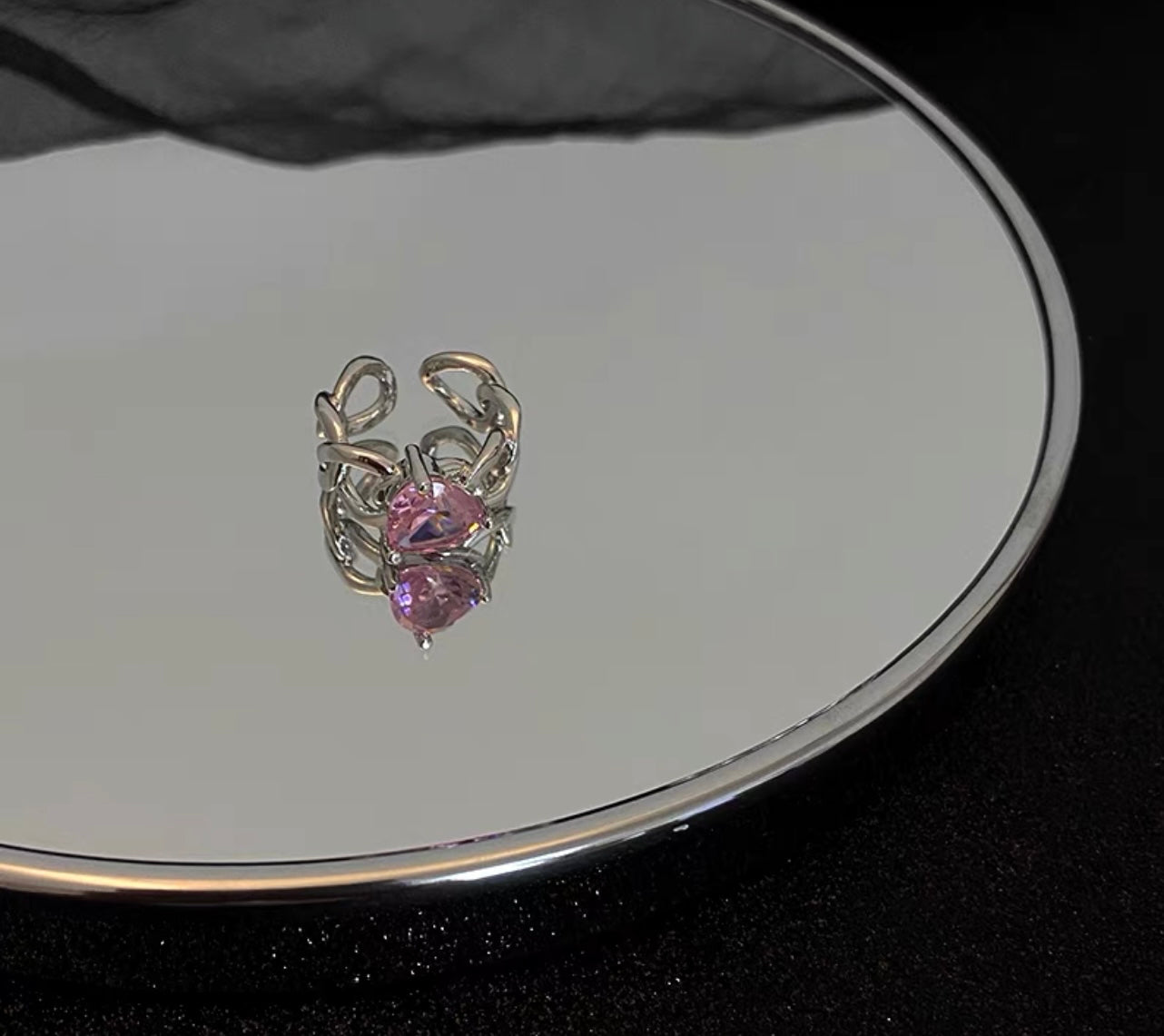 Pink series rings