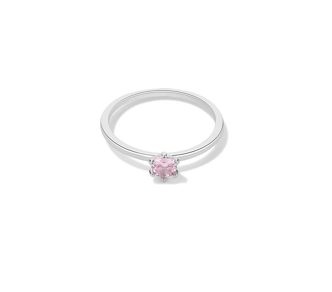 Pink series rings