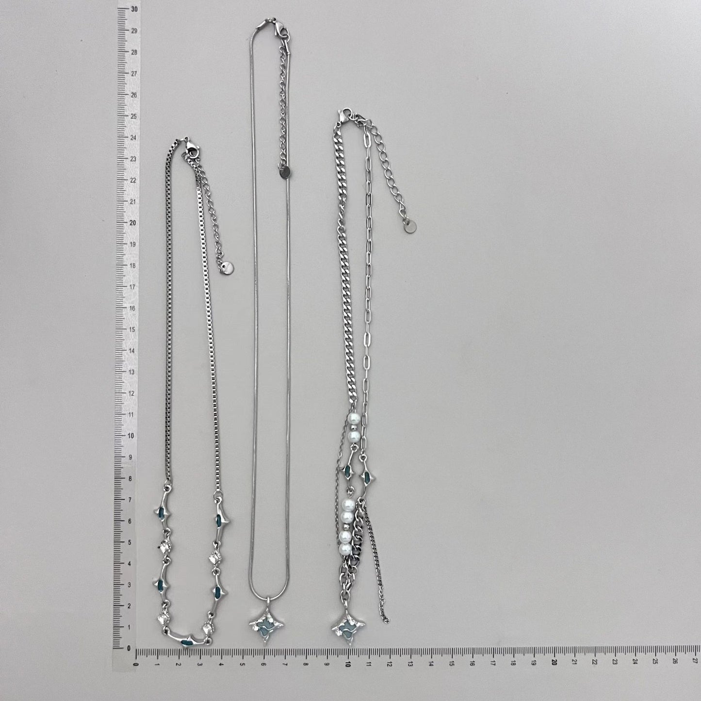 Design Blue Lava Starlight Necklace Fashion Men and Women Couple Sweater Chain Minimalist Sweater Chain Insider Design Sense