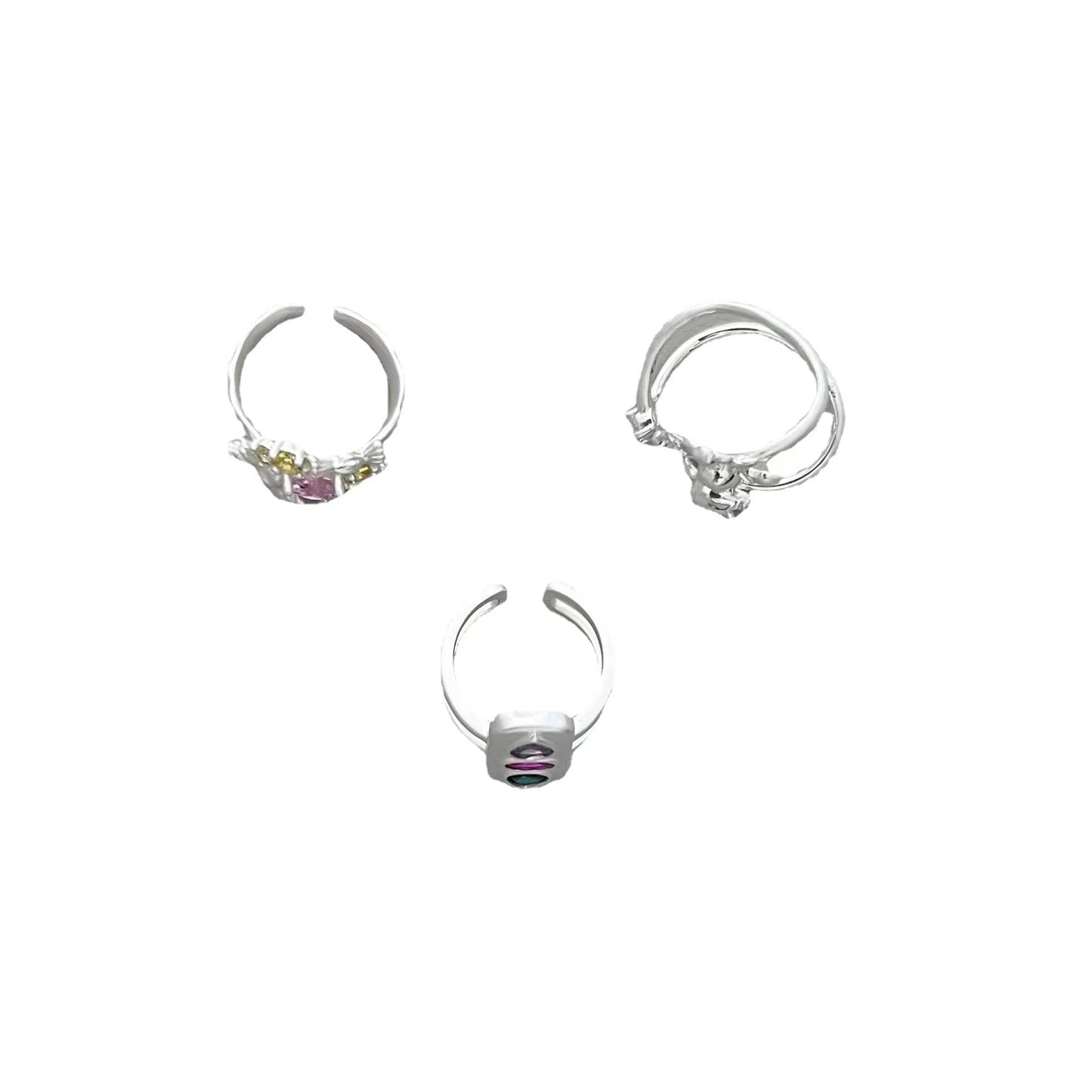 Little Red Book Same Vine Lily of the Rings Small Design Temperament Food Ring Female Fashion Trend Simple Forest Ring