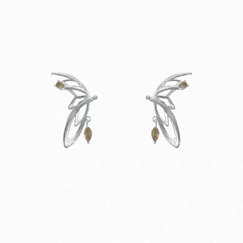 Hair Lifting Earrings, Super Immortal Butterfly, Elf Ear Clips, Earrings Show Small Face, Advanced Sense, and Design Sense, Earbone Clips, Female Trend