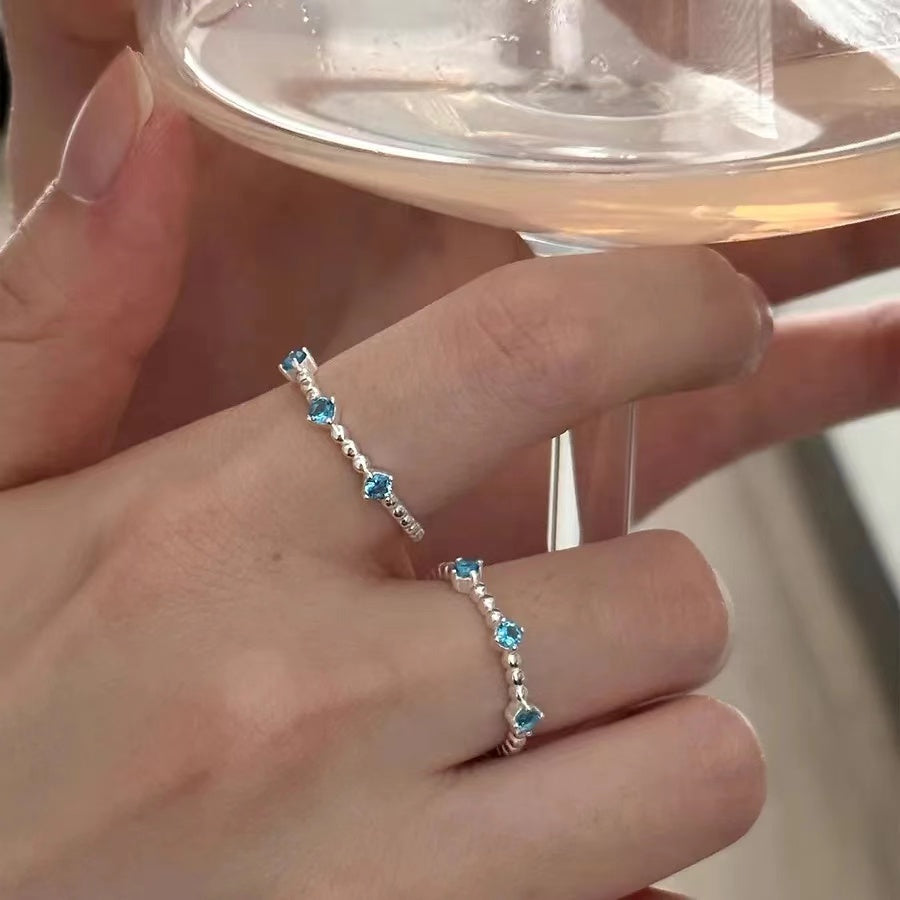 925 sterling silver ring, female niche design, high-end feeling index finger ring, fashionable personality ring, 2023 new model