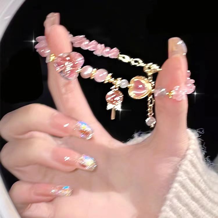 Light luxury moonlight cat's eye planet bracelet women's niche design