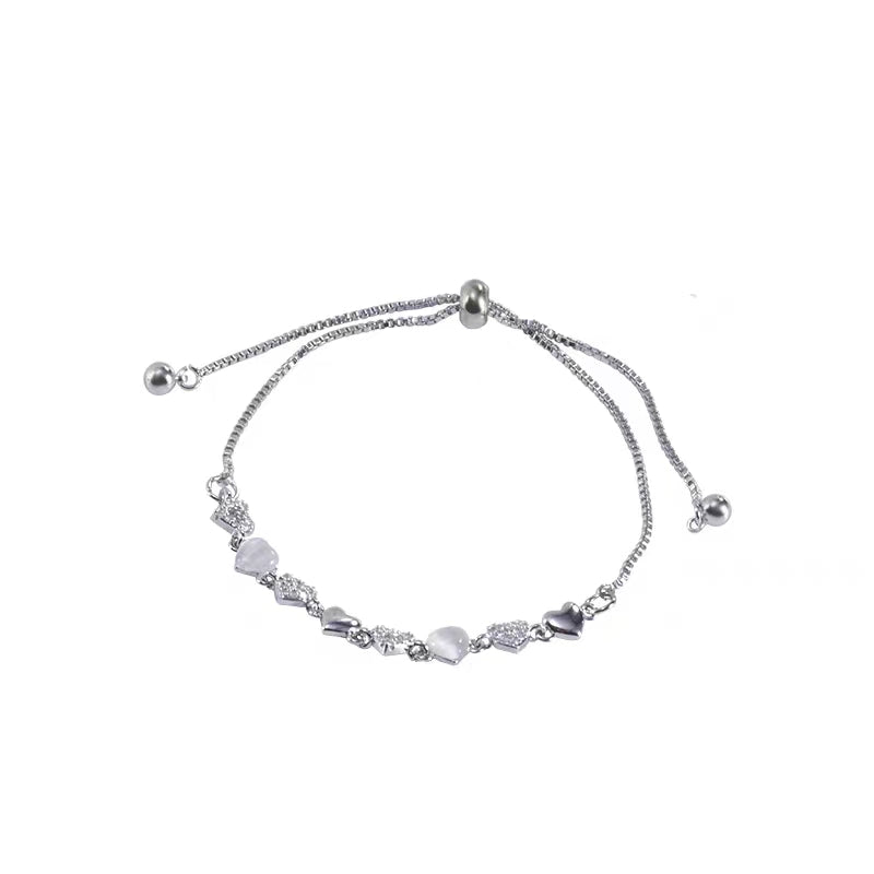Love cat's eye stone bracelet women's 2023 new fashion light luxury niche design exquisite hand jewelry high-end bracelet
