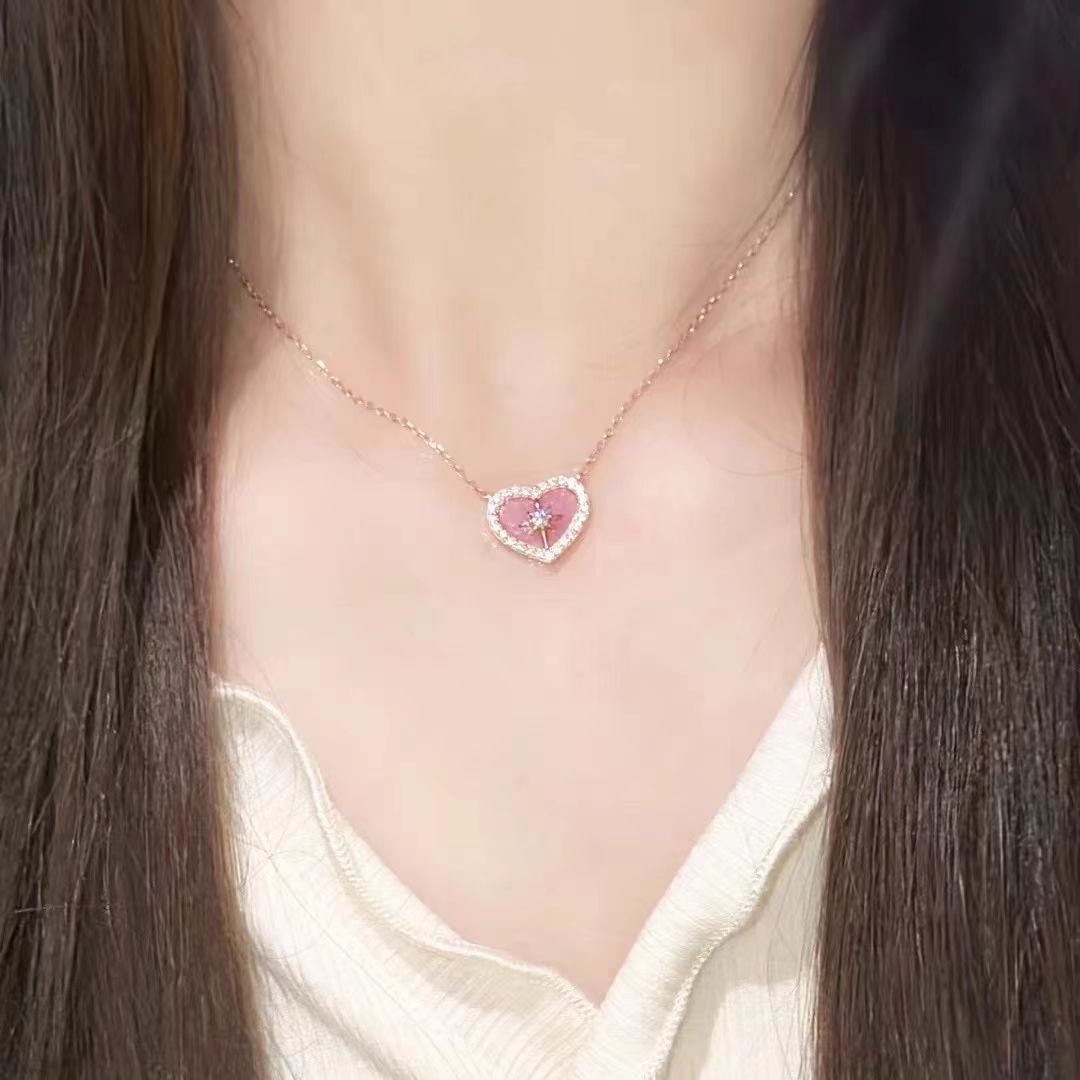 Pink zircon wisteria bracelet women's light luxury high-end