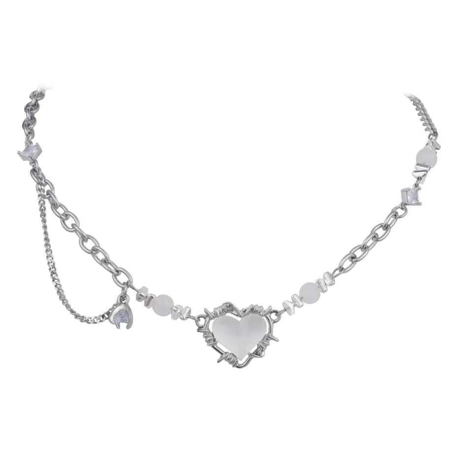 New Transparent Love Necklace for Women's Instagram