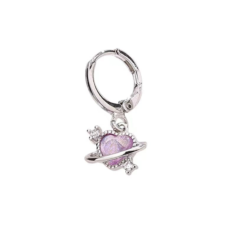 Confession Planet Moonlight Stone Love Earrings