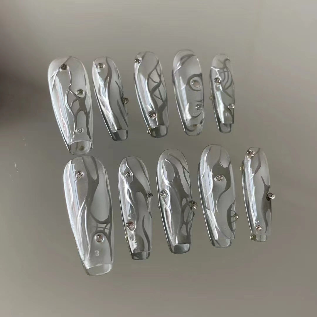 Silver Bullet Flowing Liquid Mechanical Nail