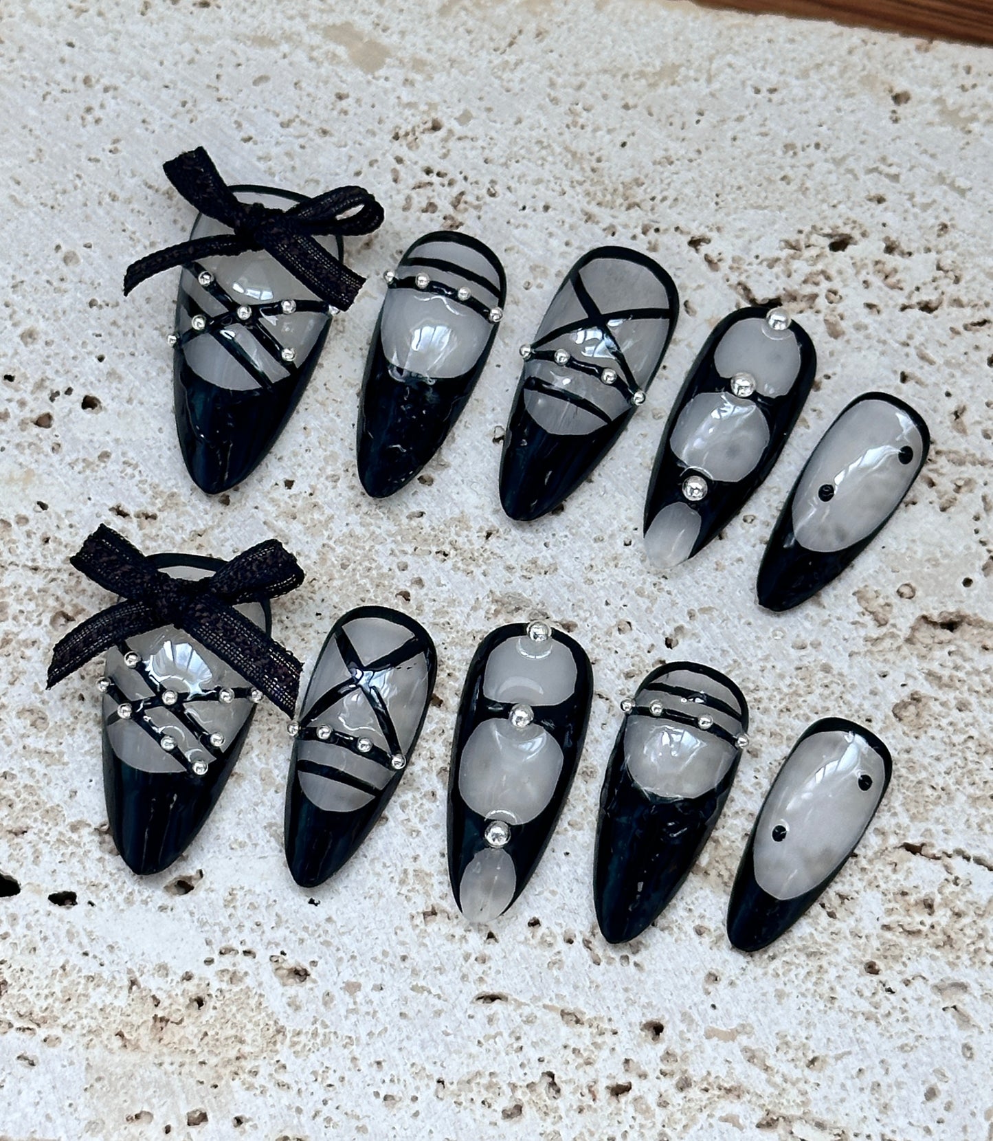 Black ballet shoes