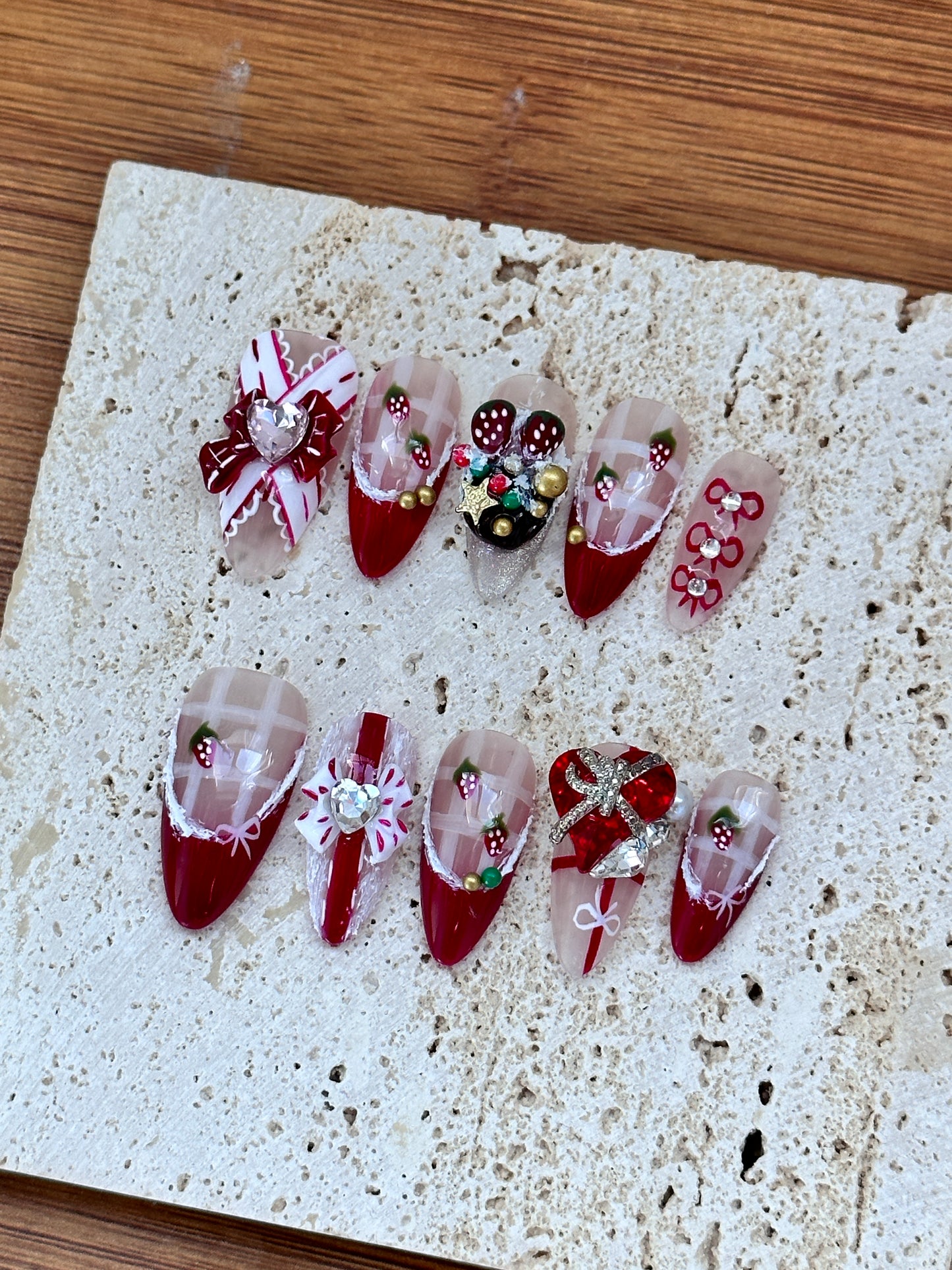 Christmas Limited Edition Handmade Nail Art Stickers
