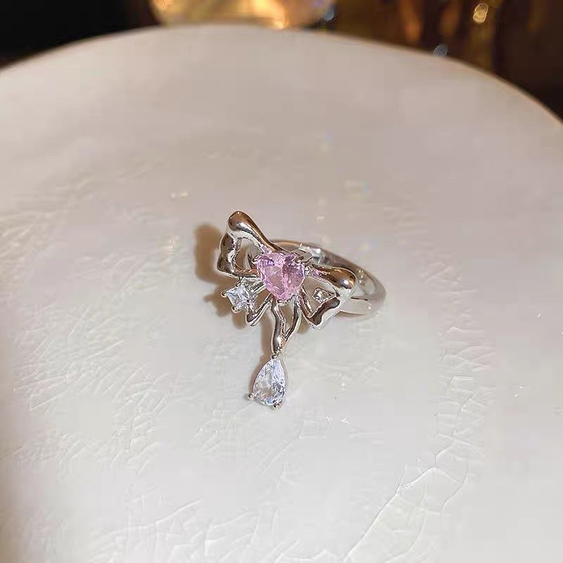 Pink series rings