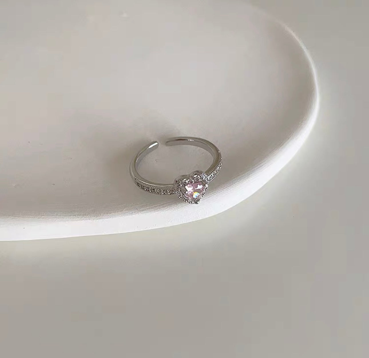 Pink series rings