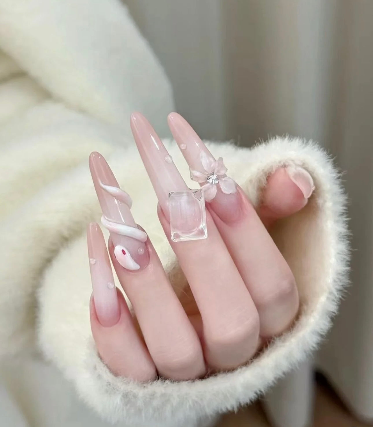 Pink Peach Blossom Snake Year Limited
