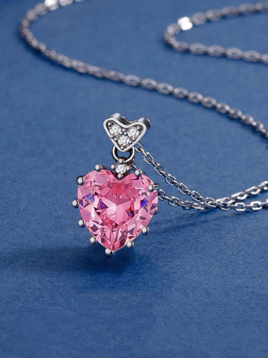Pink love necklace series