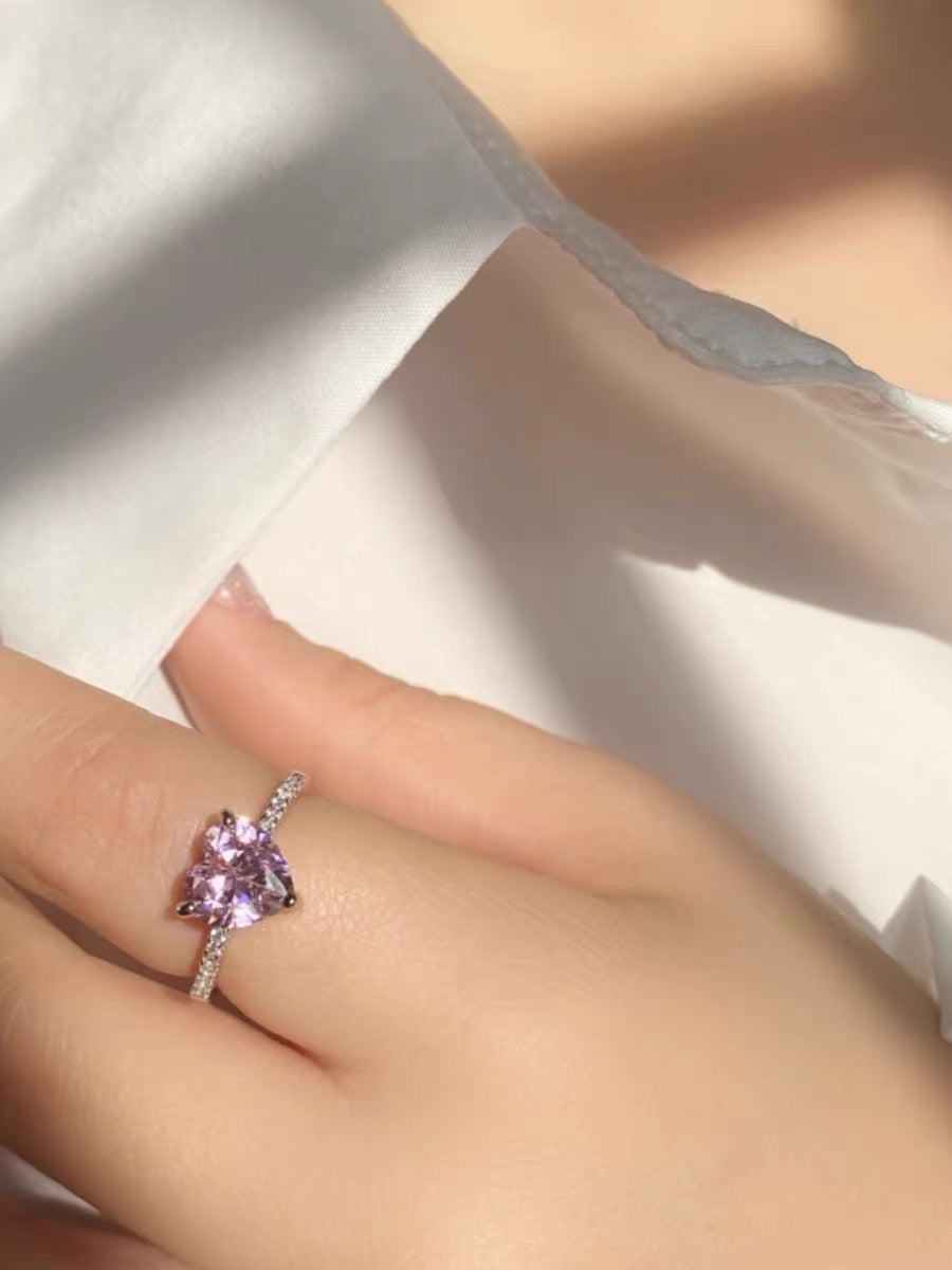 Pink series rings