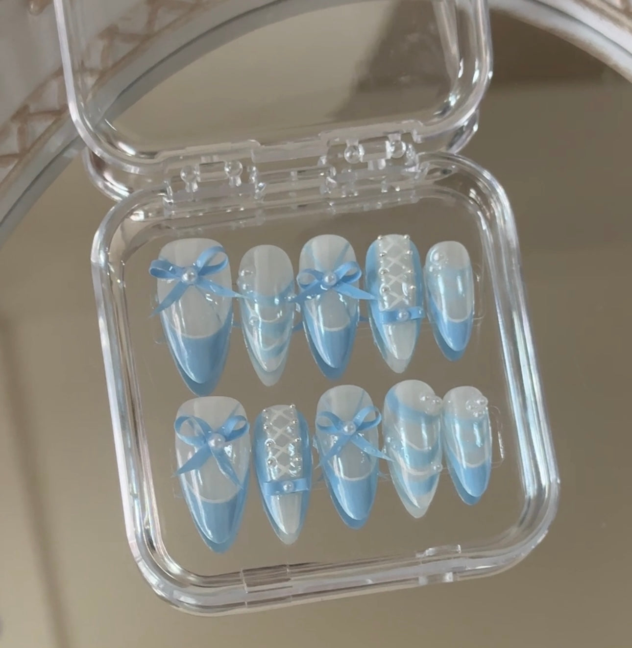 Blue ballet shoes🥿