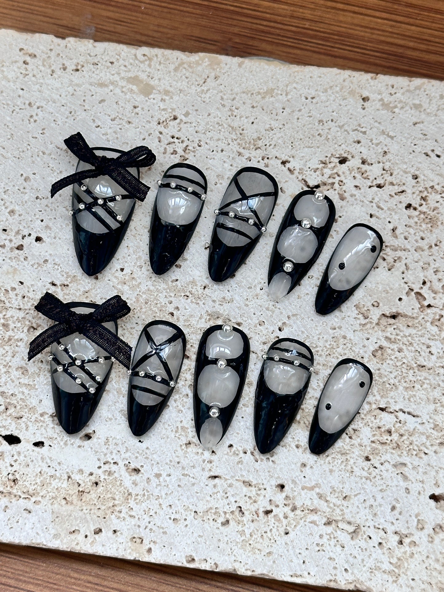 Black ballet shoes