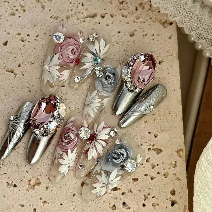 Handmade Wearing Armor, Customized Heavy Industry Carved Pattern, Exquisite Beauty, Super Sparkling Immortal Spirit Wedding Armor
