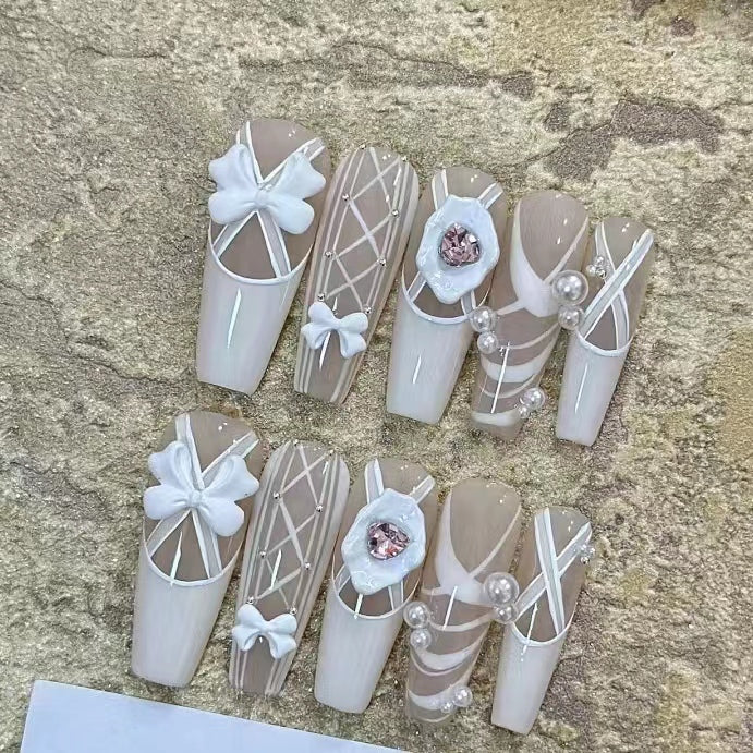 Art students handcrafted custom wearing armor ballet shoes