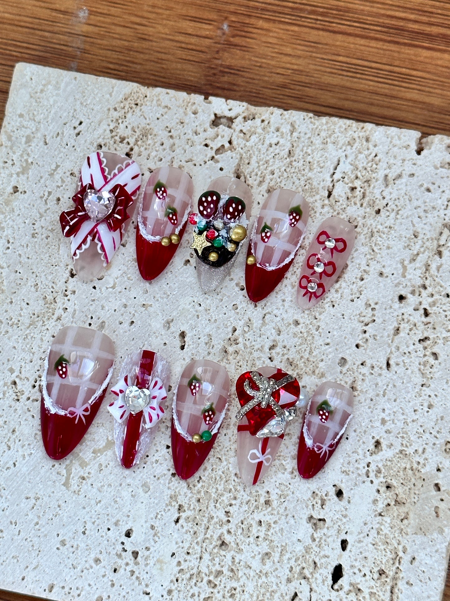 Christmas Limited Edition Handmade Nail Art Stickers