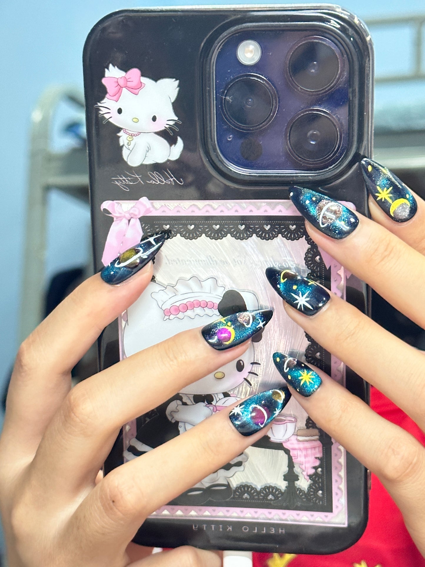 "Galaxy Dreams: Cosmic Nail Art Collection"