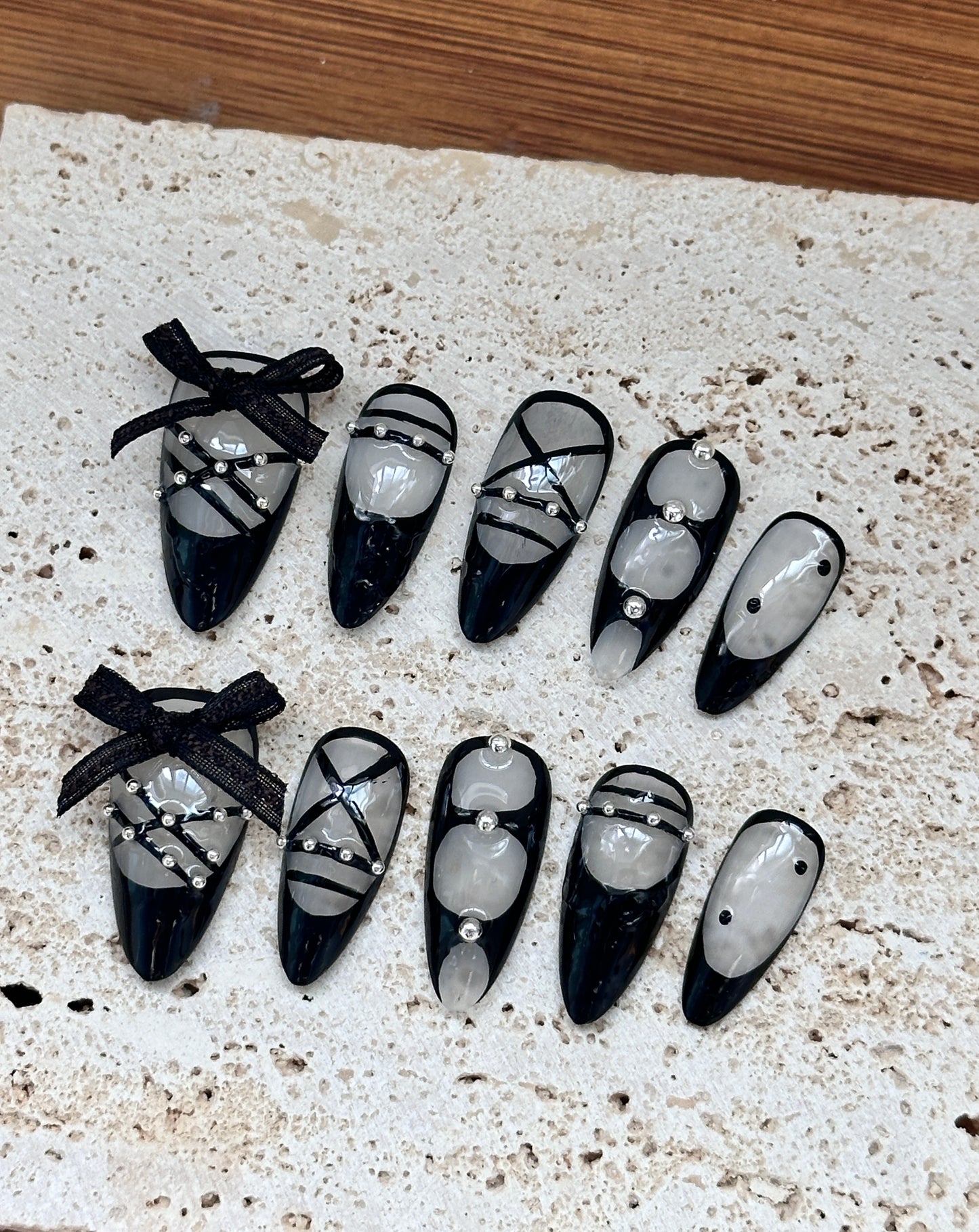 Black ballet shoes
