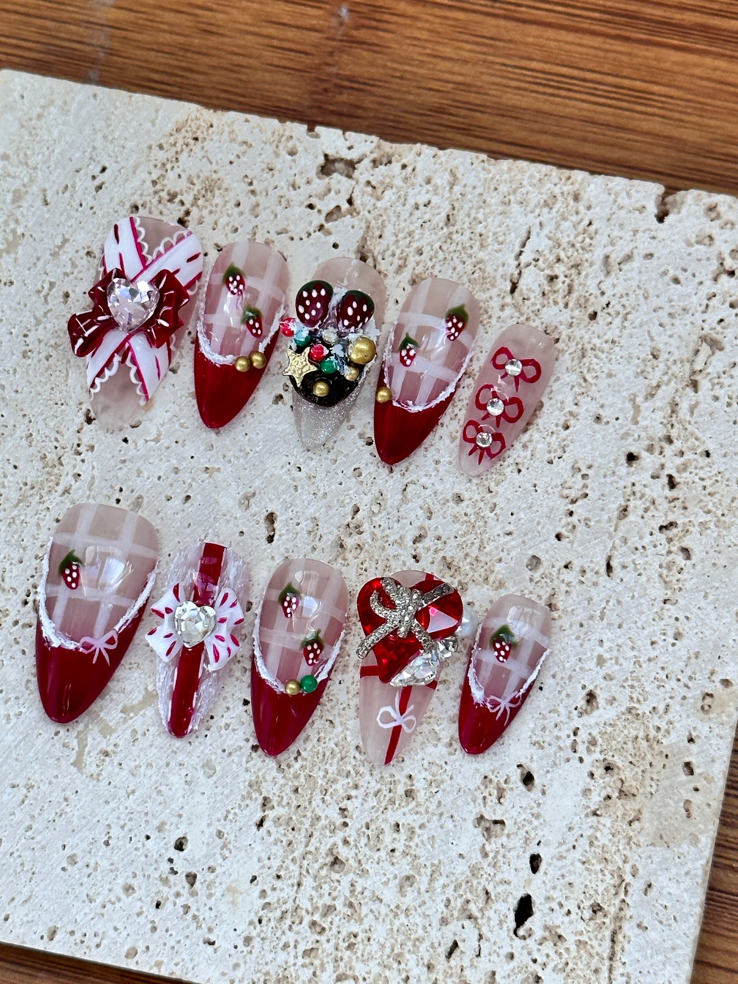 Christmas Limited Edition Handmade Nail Art Stickers