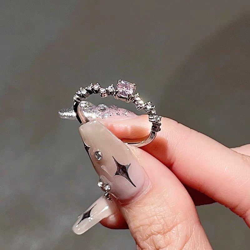 Pink series rings