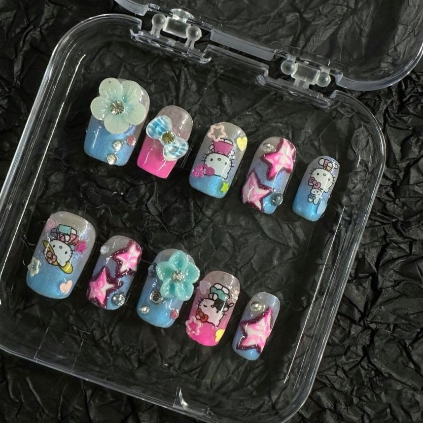 Hello Kitty Hello Kitty pentagram Gradual Gradual Wear Armor Handmade Armor Removable