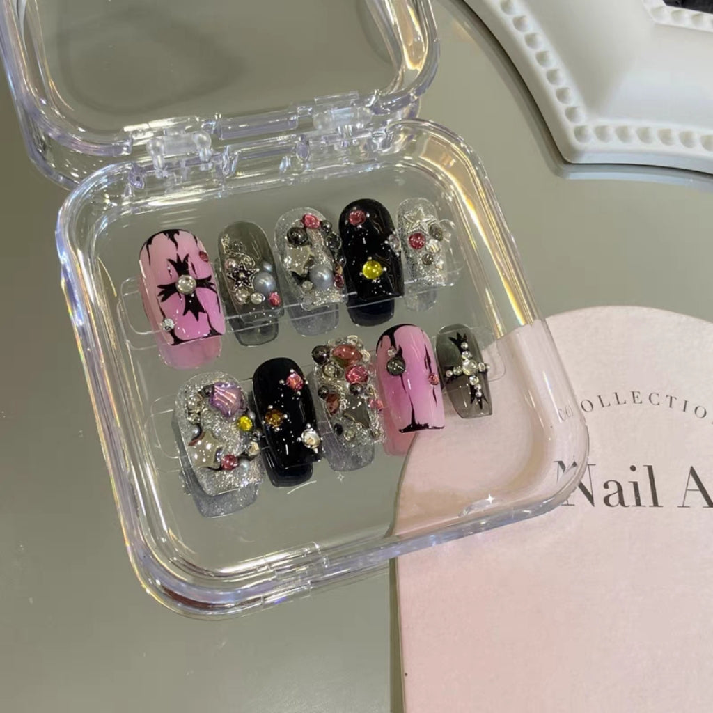 Spice Girl Y2K powder blusher Croxin Wear Nail Enhancement Custom Nail Phototherapy Custom