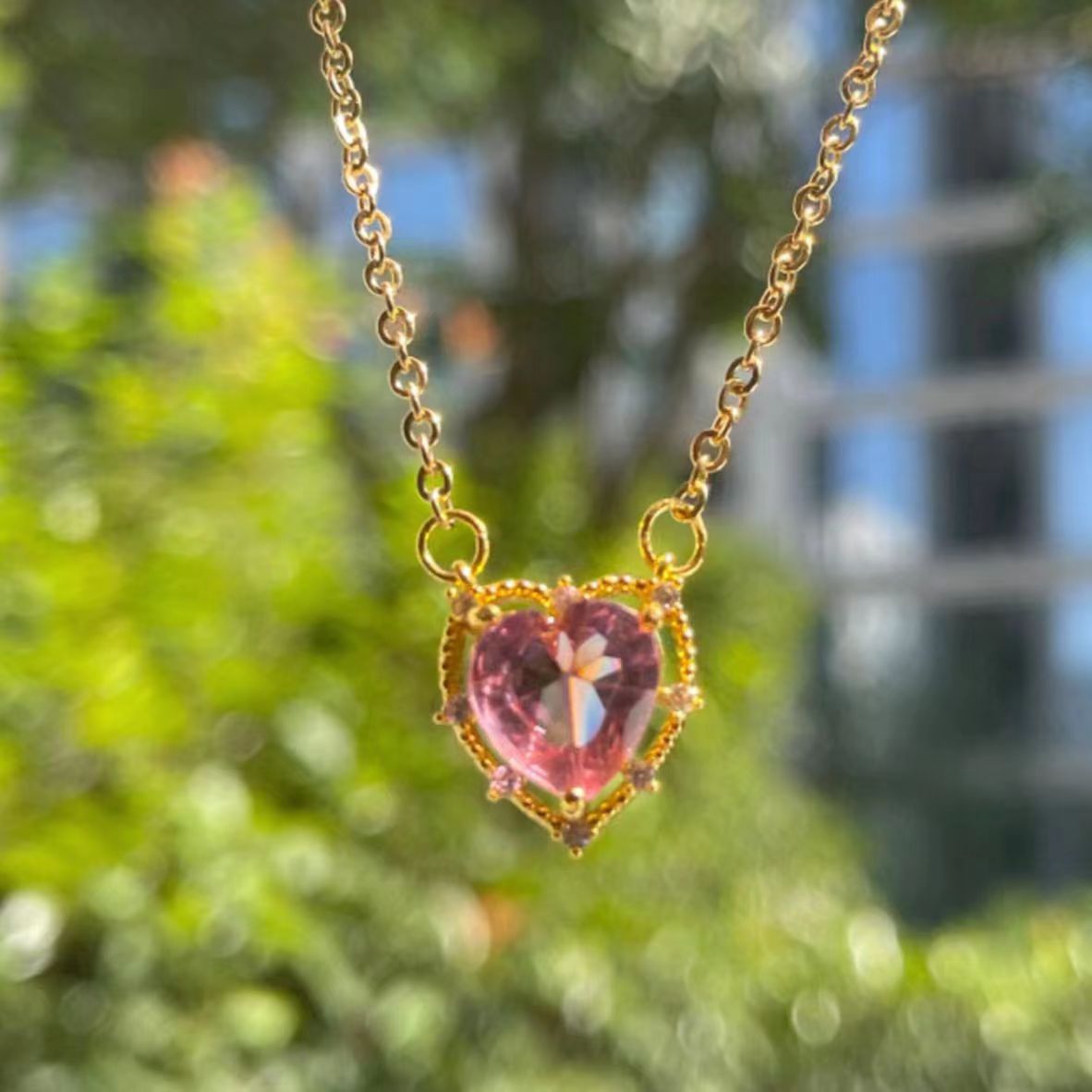 High Sense Metal Love Necklace