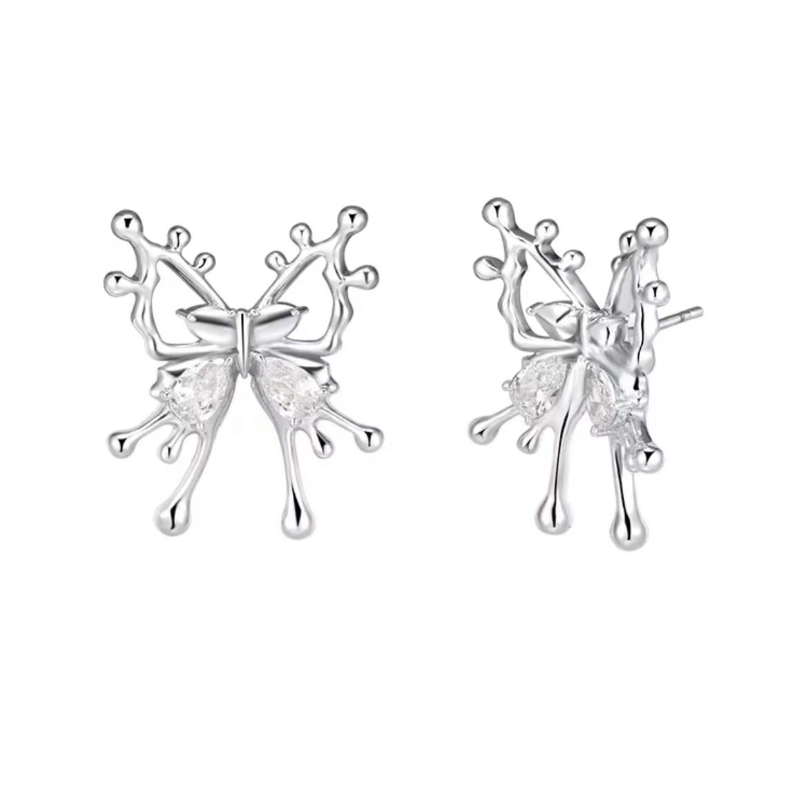 Cool and luxurious butterfly earrings in Europe and the United States