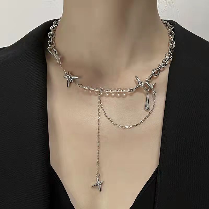 Advanced cold wind decorative collarbone necklace