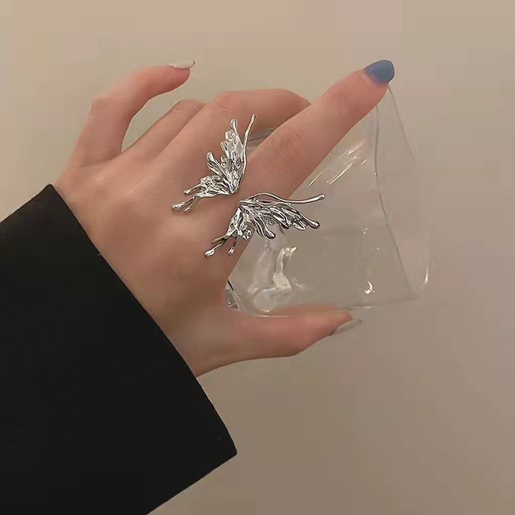 Butterfly fashion personalized ring