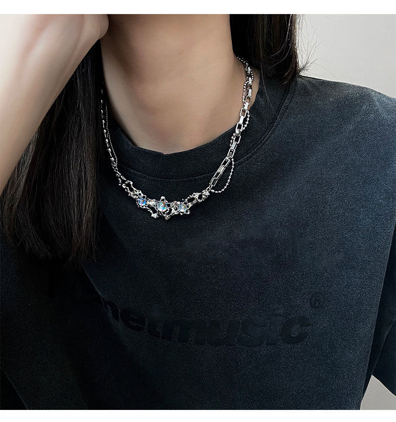 Advanced sense of collarbone chain female tide hot girl