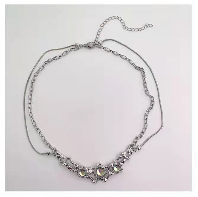 Advanced sense of collarbone chain female tide hot girl