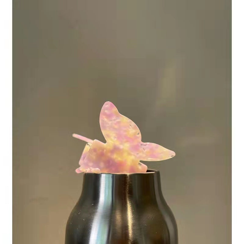 Butterfly claw clip Vintage acetate Mermaid Ji hair claw headdress sweet hairpin tide