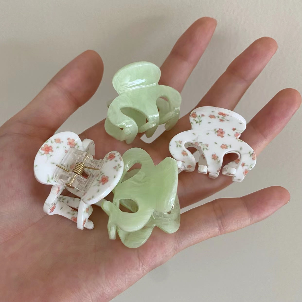 Broken flower hairpin hairpin shark clip small fresh ponytail clip back of head