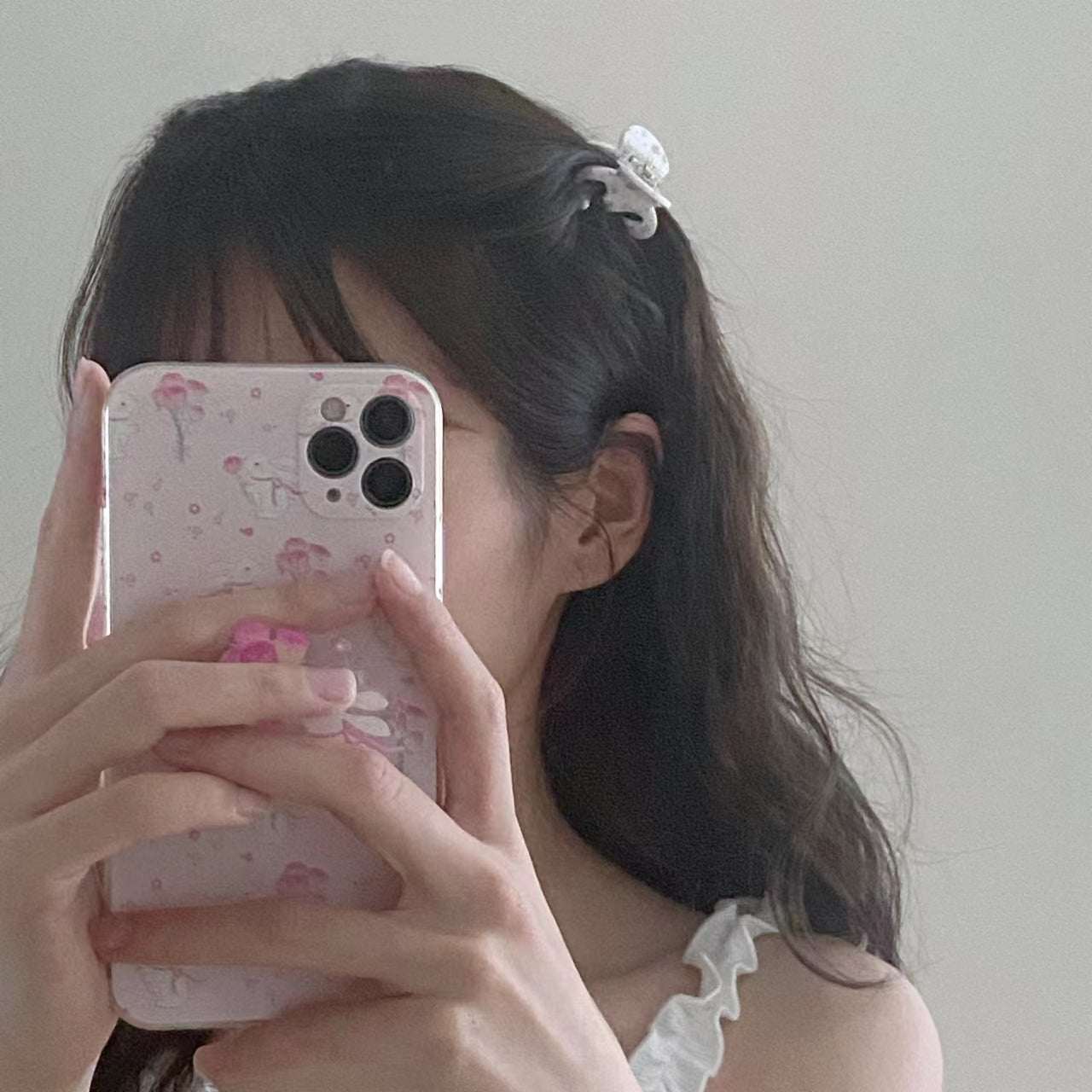 Broken flower hairpin hairpin shark clip small fresh ponytail clip back of head