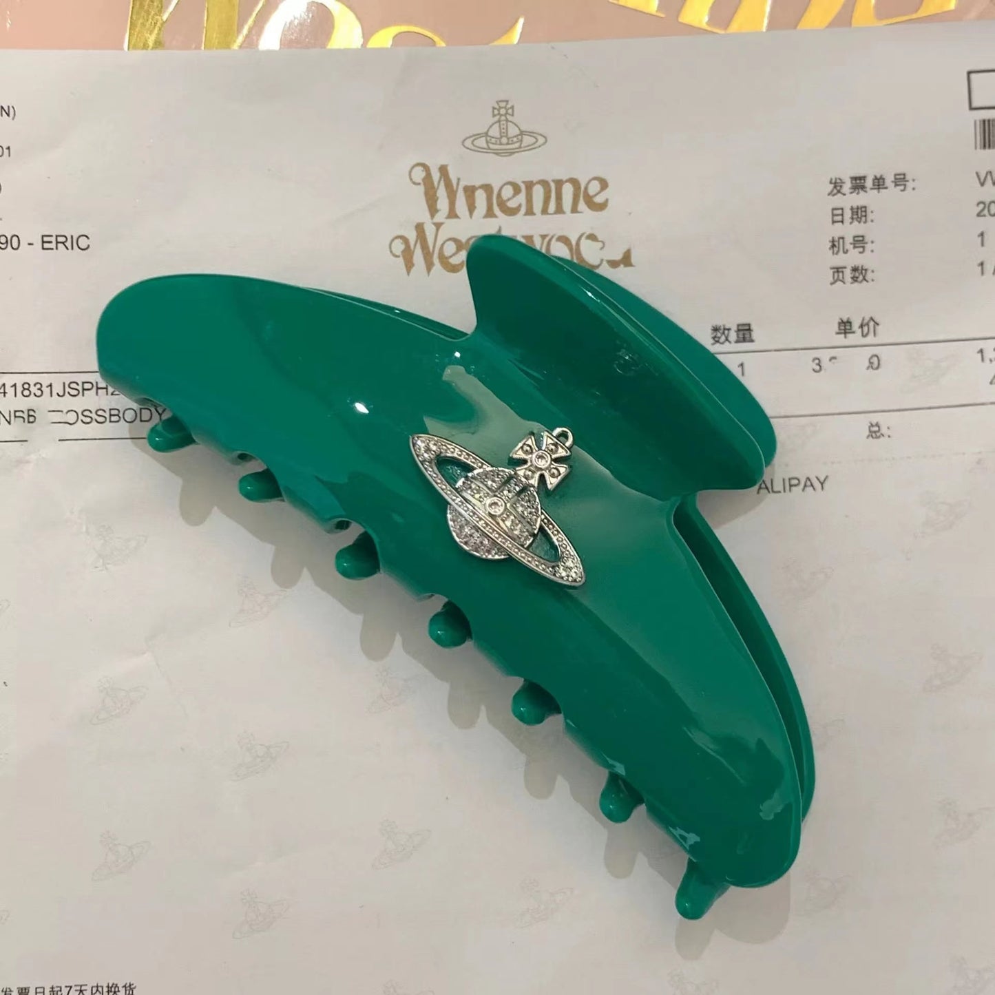 Catch clip Vintage Saturn shark clip summer fresh lazy French Vintage Handmade spot