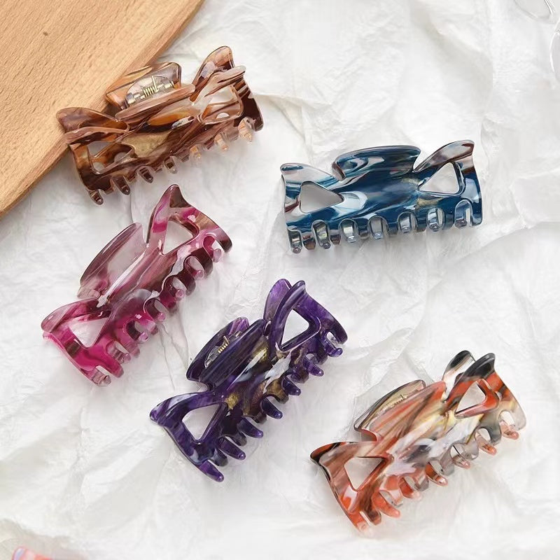 Butterfly hairpin fashion acrylic plate