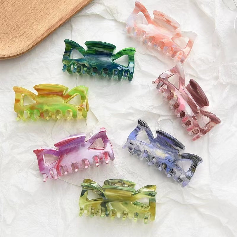 Butterfly hairpin fashion acrylic plate