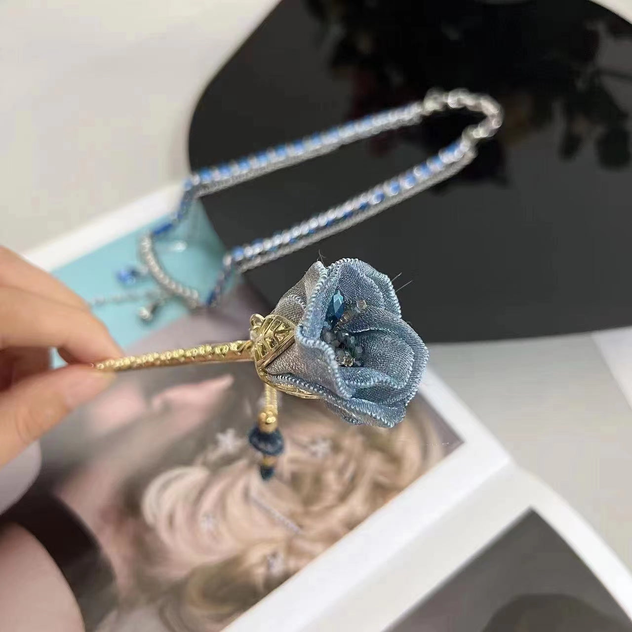 Voyage to the sea | the blue sky is calm, cool girl Y2K Necklace