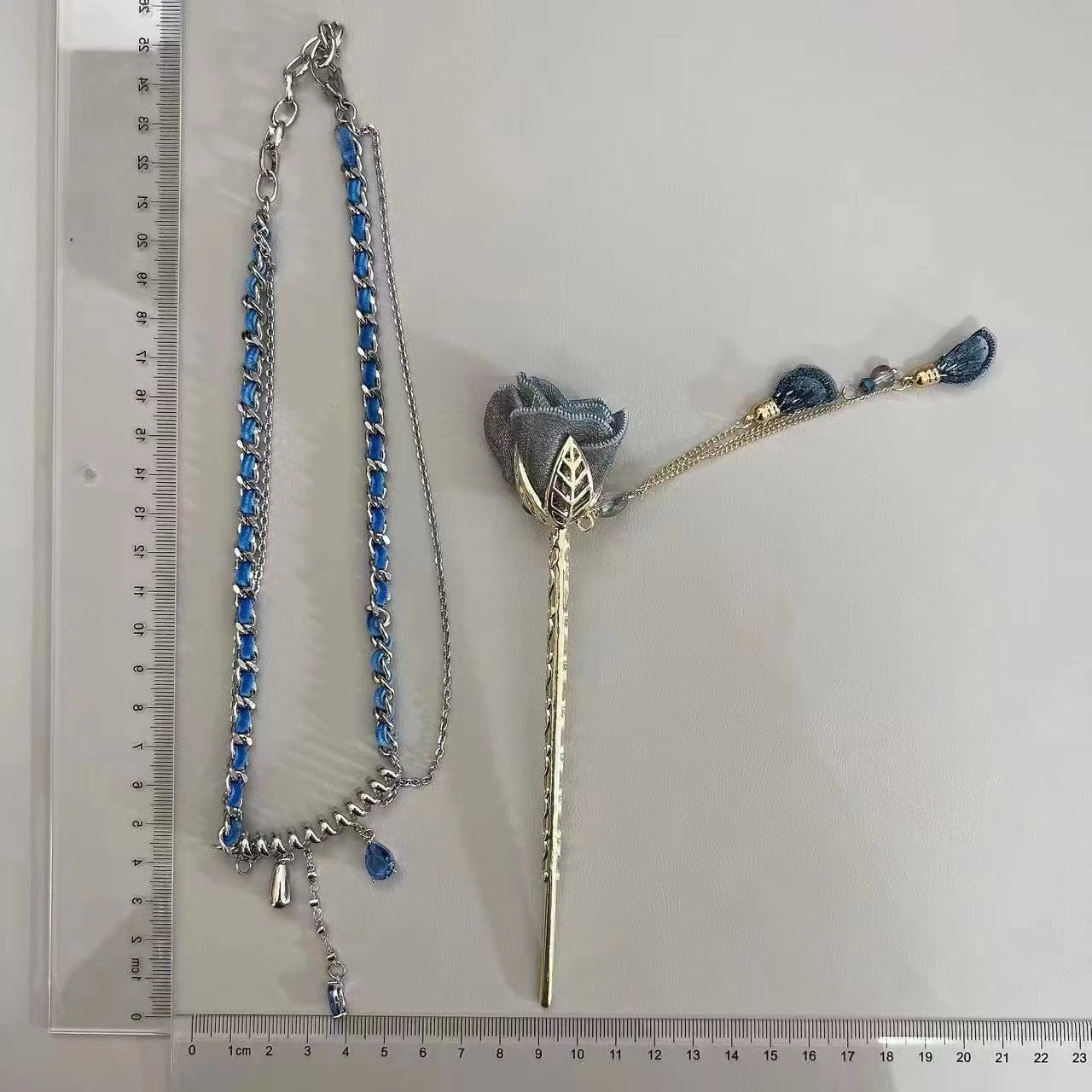 Voyage to the sea | the blue sky is calm, cool girl Y2K Necklace