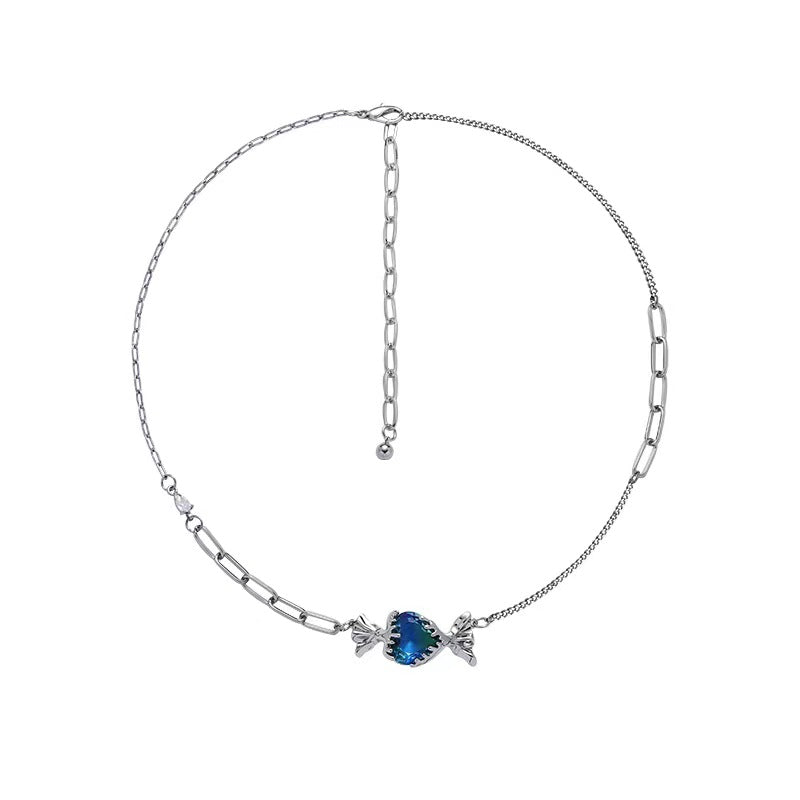 Love candy series necklace female new Chinese minority sweet cool princess