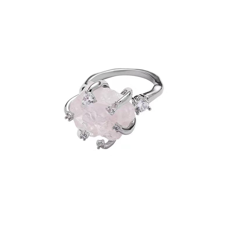 Original Metal Rose Series Earrings Female New Chinese Niche Design Advanced Sense S925 Silver