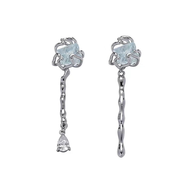 Original blue glacier series necklace female wholesale new Chinese light luxury country tide minority