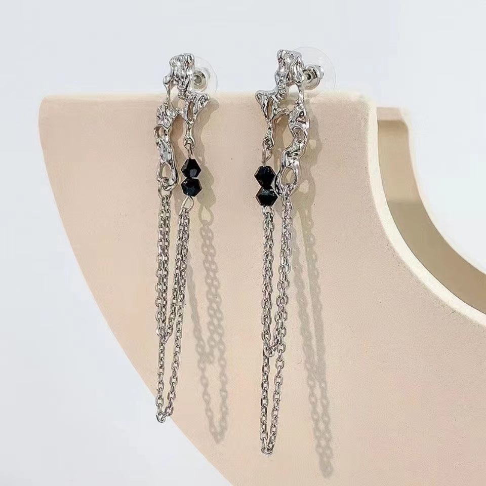 New Fashion Cool Style Fringe Earrings Mesh Earrings