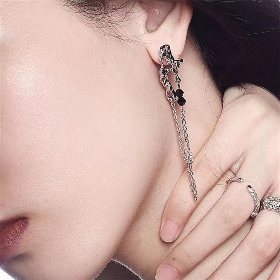 New Fashion Cool Style Fringe Earrings Mesh Earrings