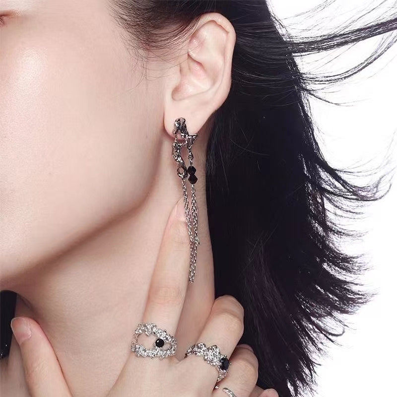 New Fashion Cool Style Fringe Earrings Mesh Earrings